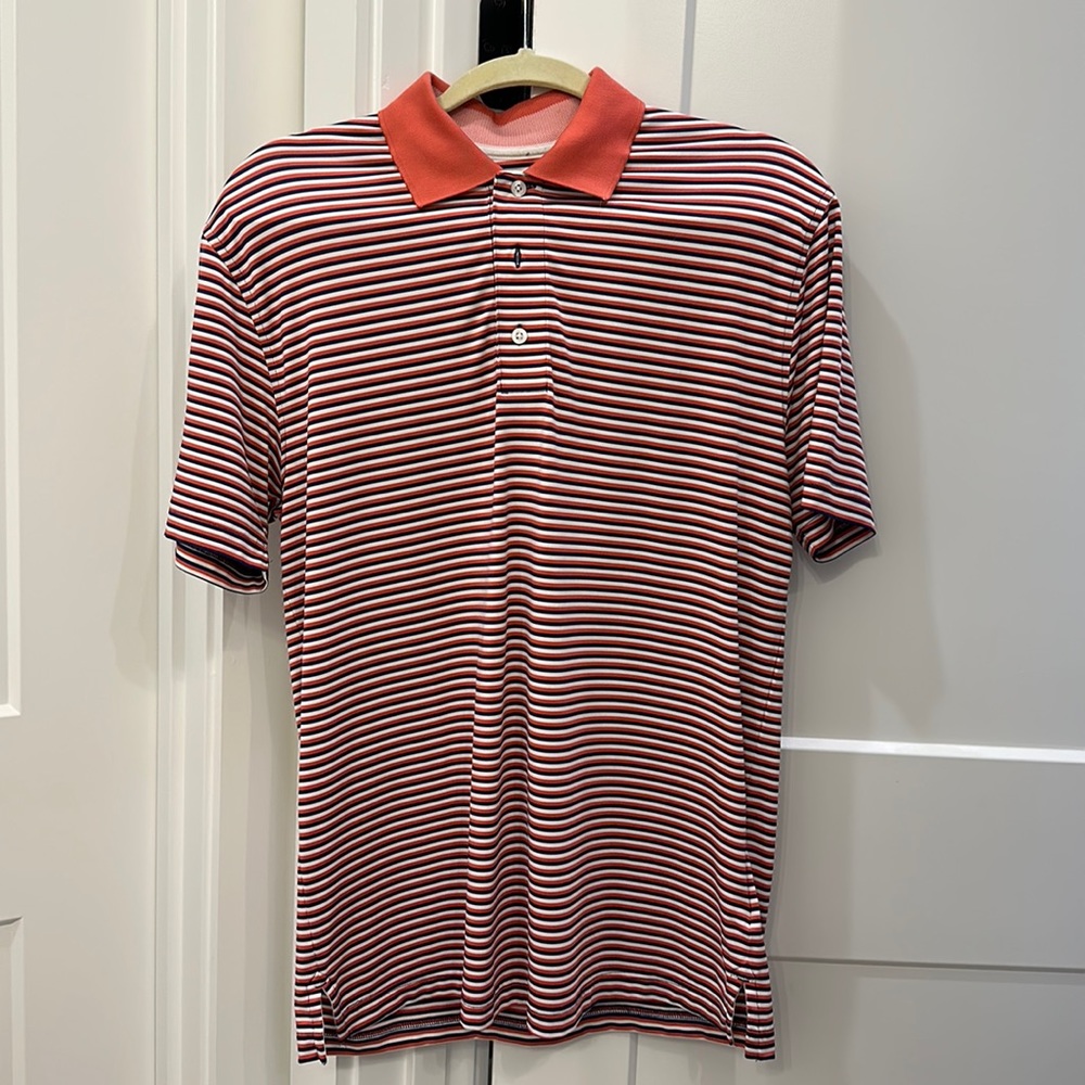 Brooks Brothers performance series striped polo shirt size S